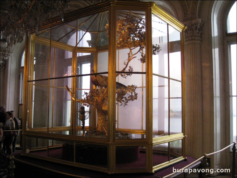 The Peacock Clock at the Hermitage Museum.