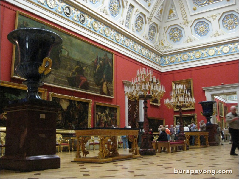 The Small Italian Skylight Room at the Hermitage Museum.