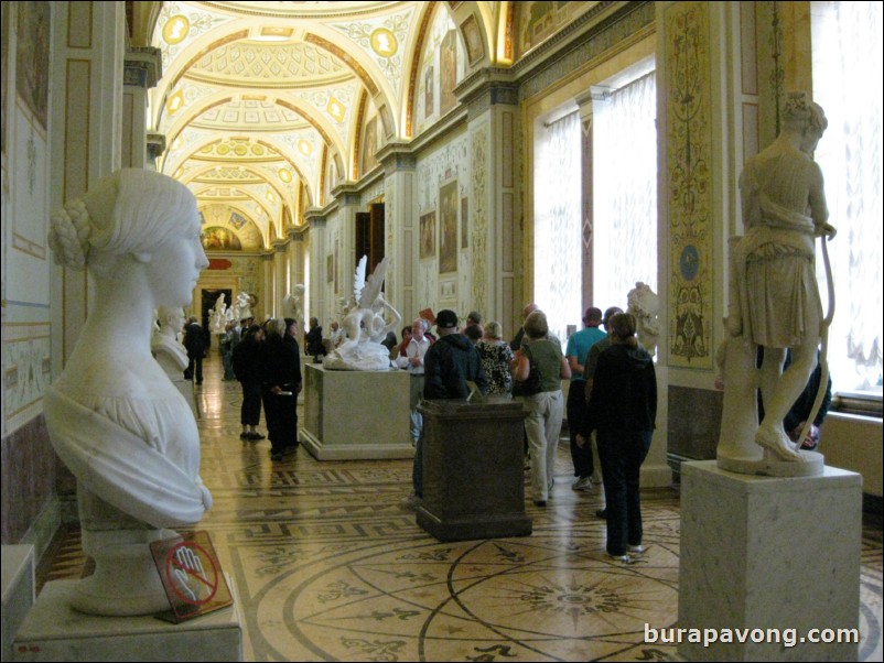 The Hermitage Museum, one of the largest and oldest museums in the world.