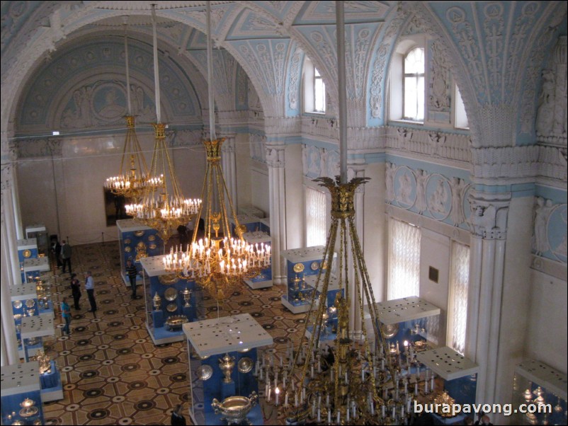 The Hermitage Museum, one of the largest and oldest museums in the world.