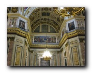 Inside St. Isaac's Cathedral.