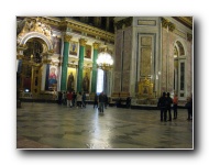 Inside St. Isaac's Cathedral.