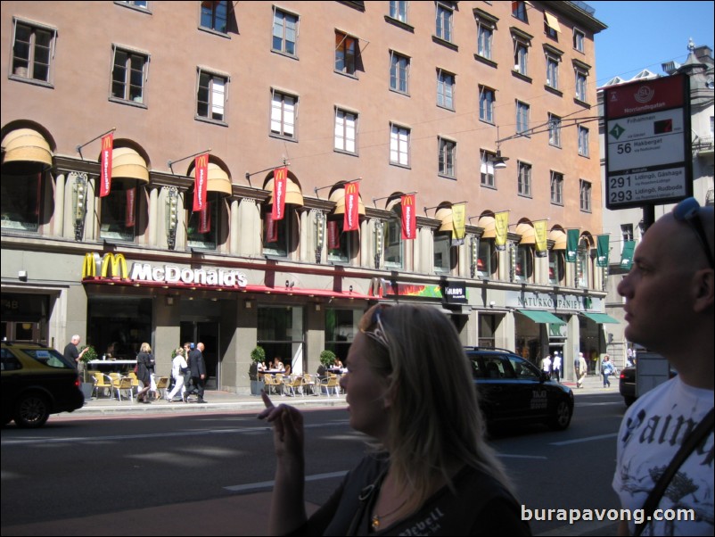 Shopping district near King's Garden (Kungstrdgrden).