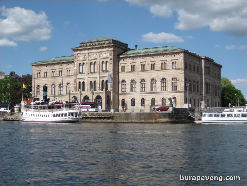 Views of Stockholm from the ferry on Saltsjn bay.