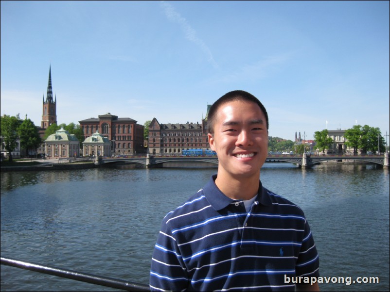 Walking to City Hall from Gamla Stan.