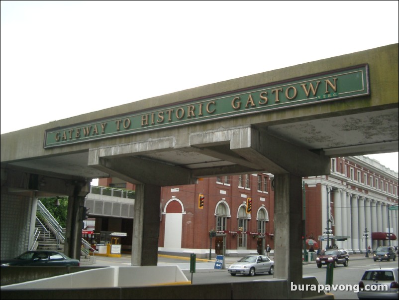 Entrance to Gastown.