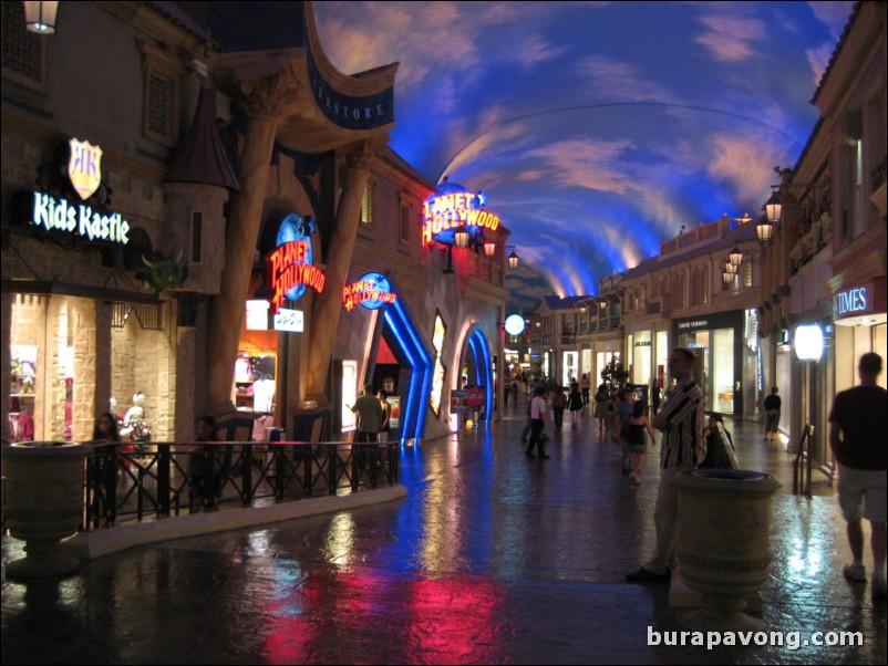 The Forum Shops at Caesars Palace.