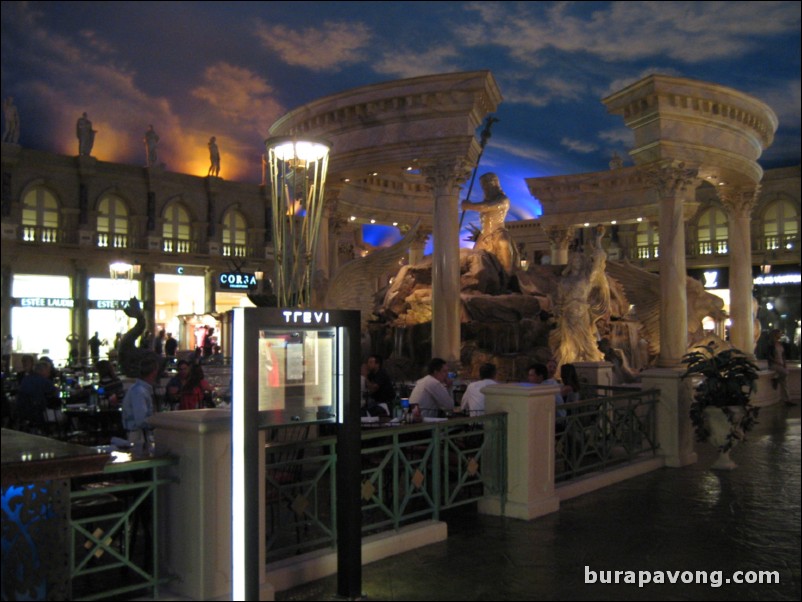 The Forum Shops at Caesars Palace.