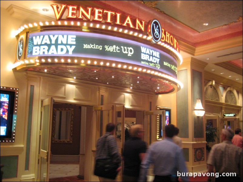 Wayne Brady at the Venetian.