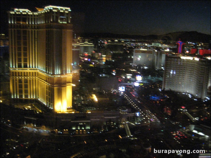 View from 56th floor of the Wynn.