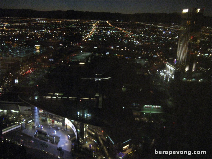 View from 56th floor of the Wynn.