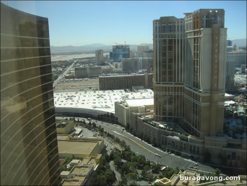 View from 56th floor at the Wynn.