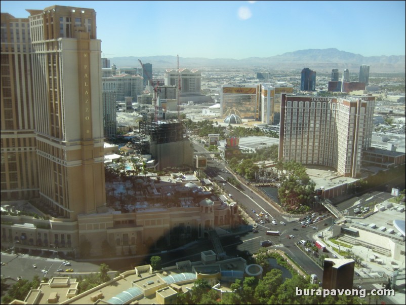 View from 56th floor at the Wynn.