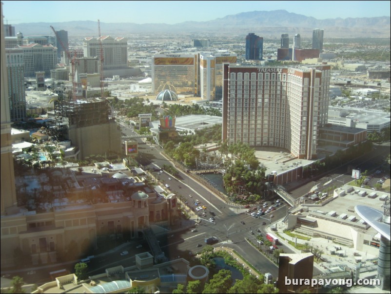 View from 56th floor at the Wynn.