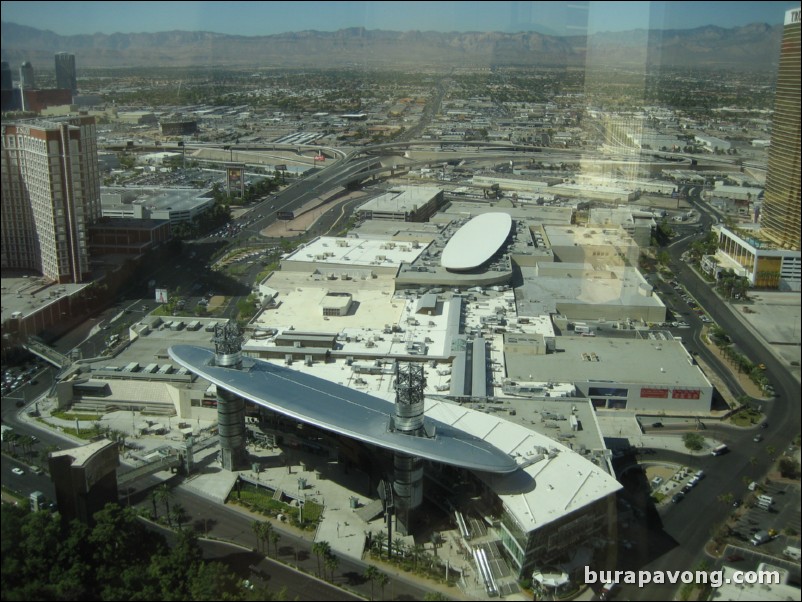 View from 56th floor at the Wynn.