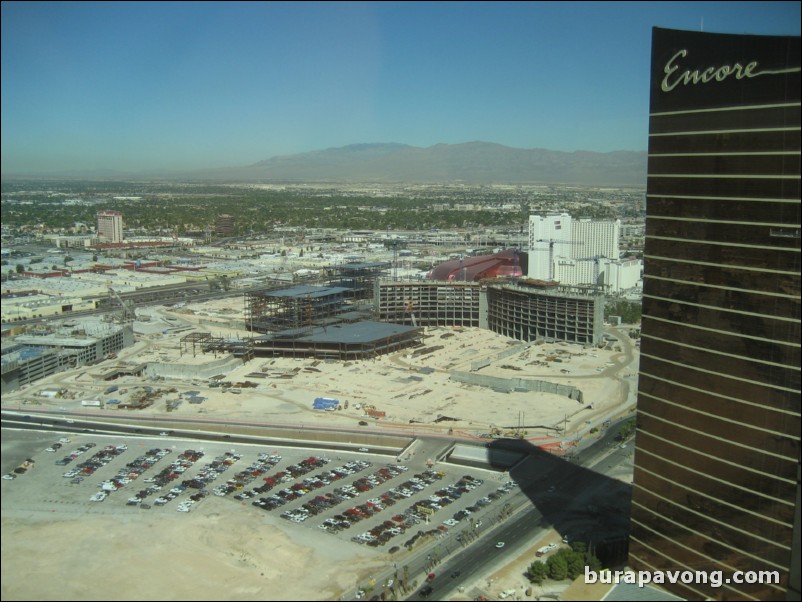 View from 56th floor at the Wynn.