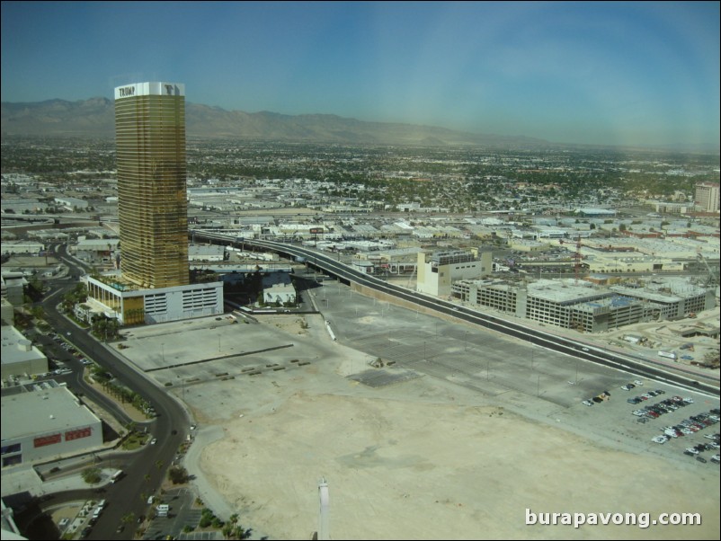 View from 56th floor at the Wynn.