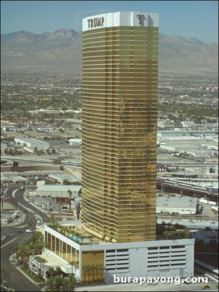 View from 56th floor at the Wynn.