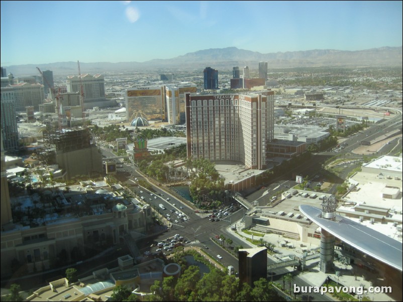 View from 56th floor at the Wynn.