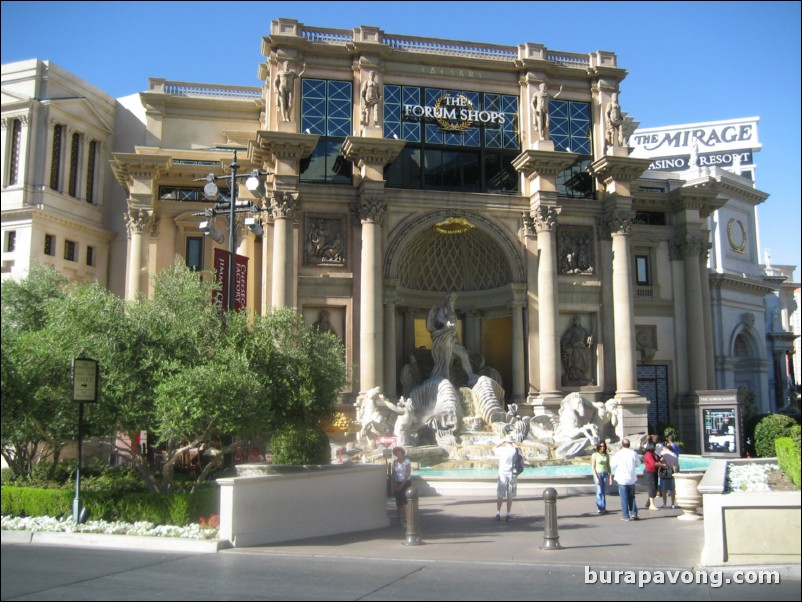 The Forum Shops at Caesars Palace.