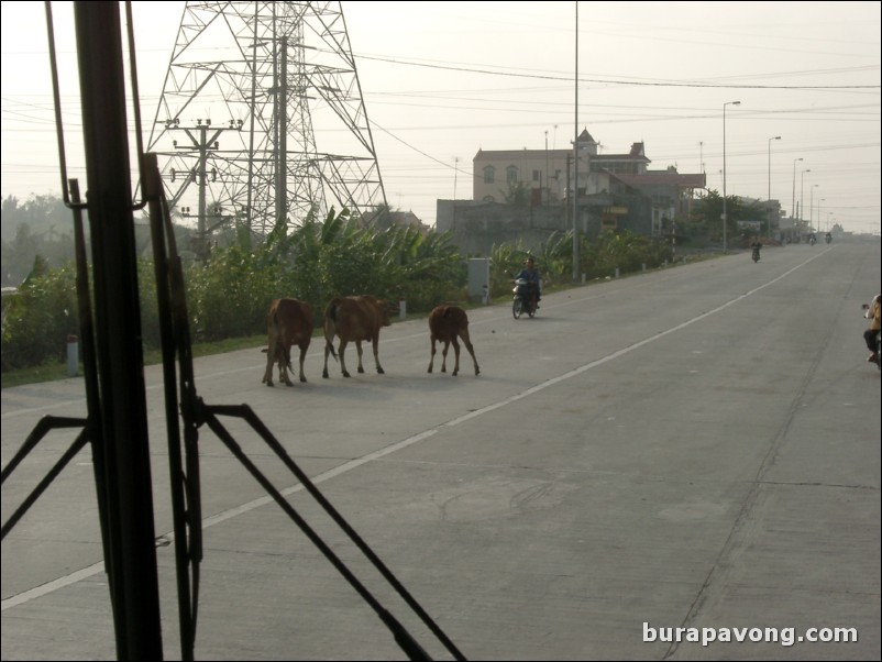 On the road to Hanoi.