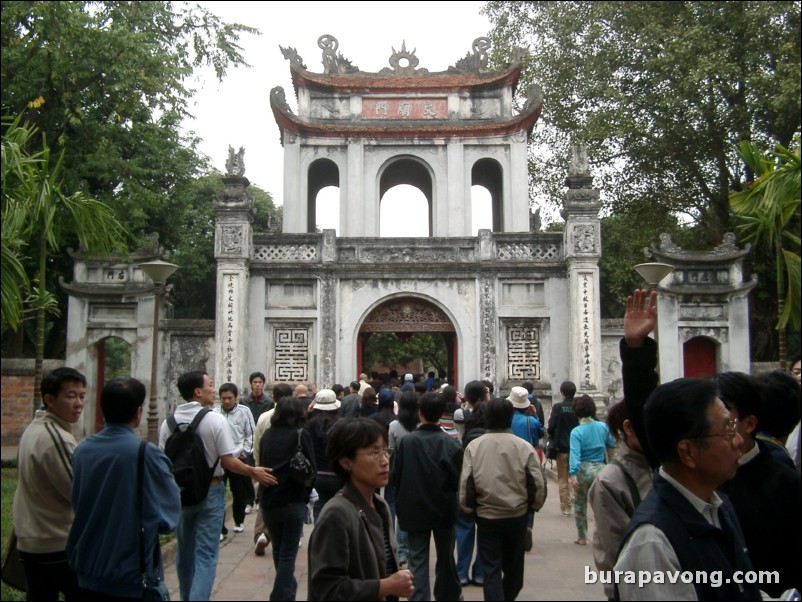 Temple of Literature (later became Hanoi's first university).