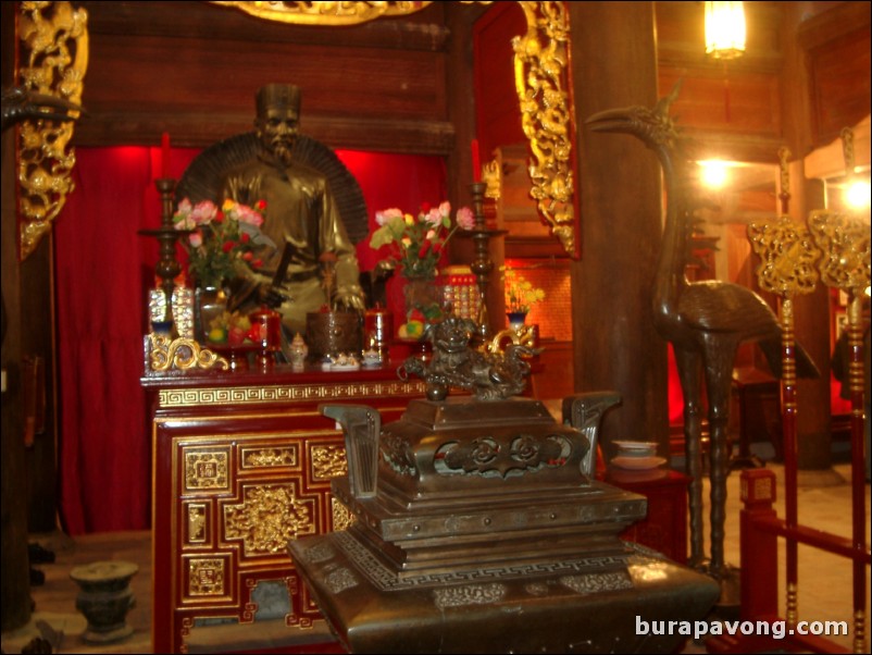 Temple of Literature (later became Hanoi's first university).