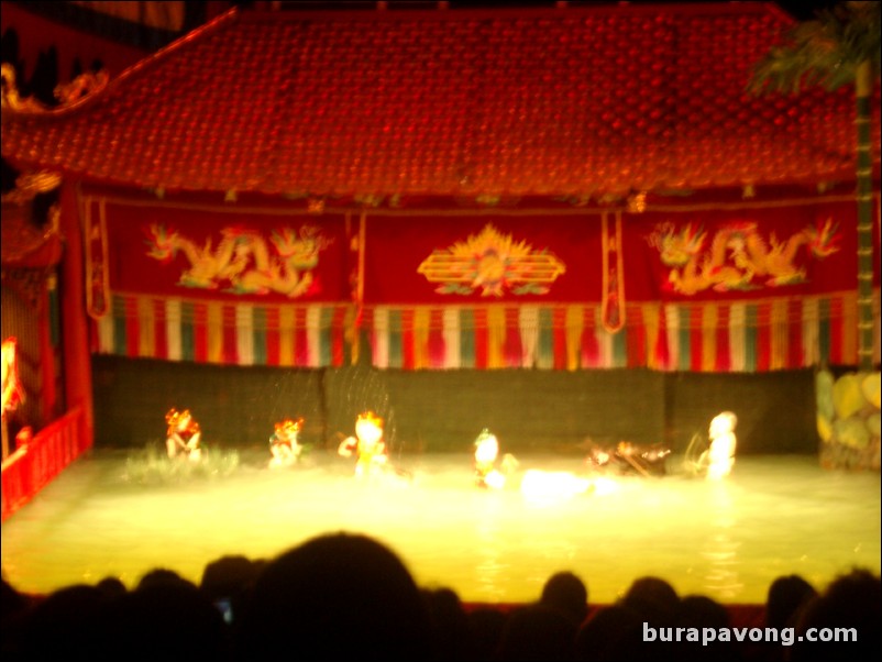 Vietnamese water puppet show.