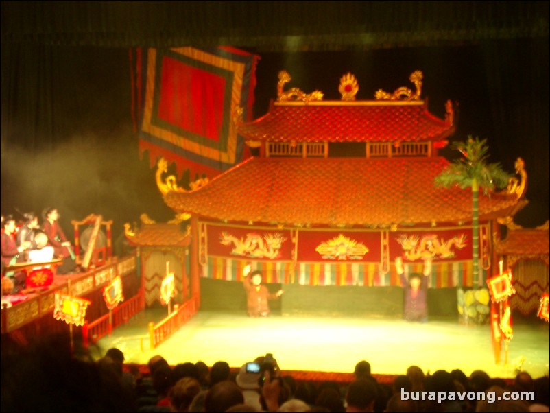 Vietnamese water puppet show.